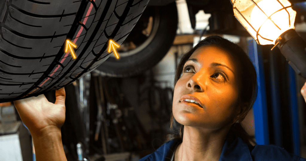 minimum legal tread depth for a car Tread Wear Indicator
