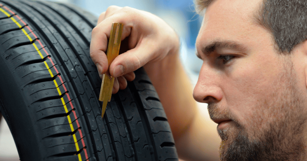 What is the minimum legal tread depth for a car - check