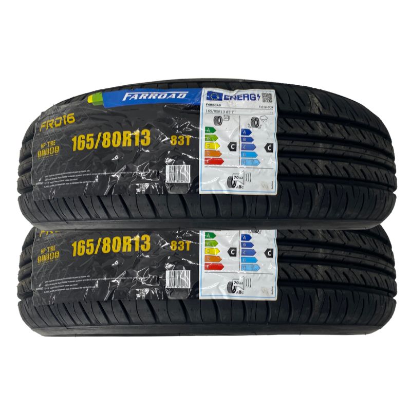 165 80 R13 two Tyre Farroad click and go tyres