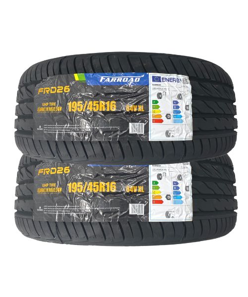1954516 two Tyre Farroad click and go tyres