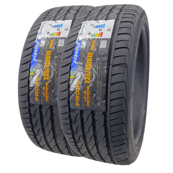 2354519 two new Tyre Farroad click and go tyres
